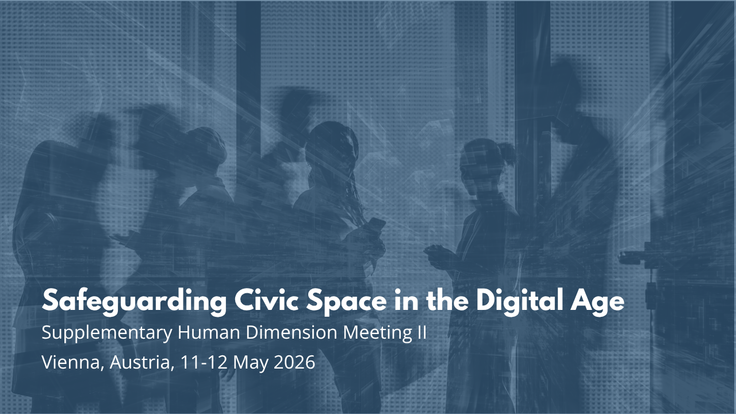 Silhouettes of people using digital devices against a blue background.