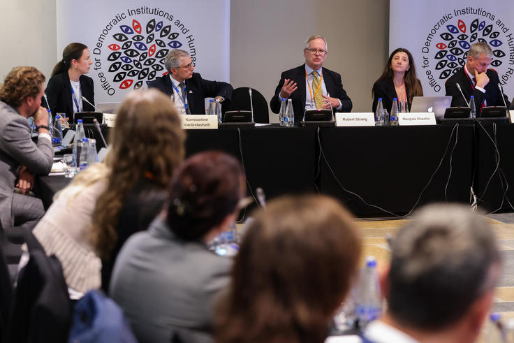 Participants at the 2026 WHDC ODIHR side event: Ensuring judicial independence and accountability