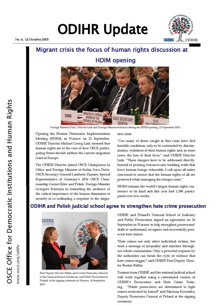 191461 | OSCE Office for Democratic Institutions and Human Rights