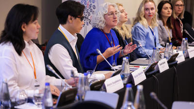Participants at the 2026 WHDC ODIHR side event on disability-inclusive parliaments