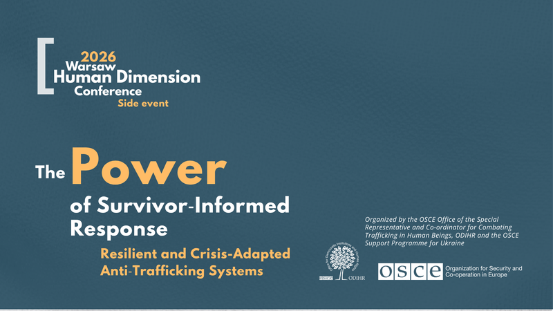 Event banner with the text: The Power of Survivor-Informed Response and logos of three organizations.