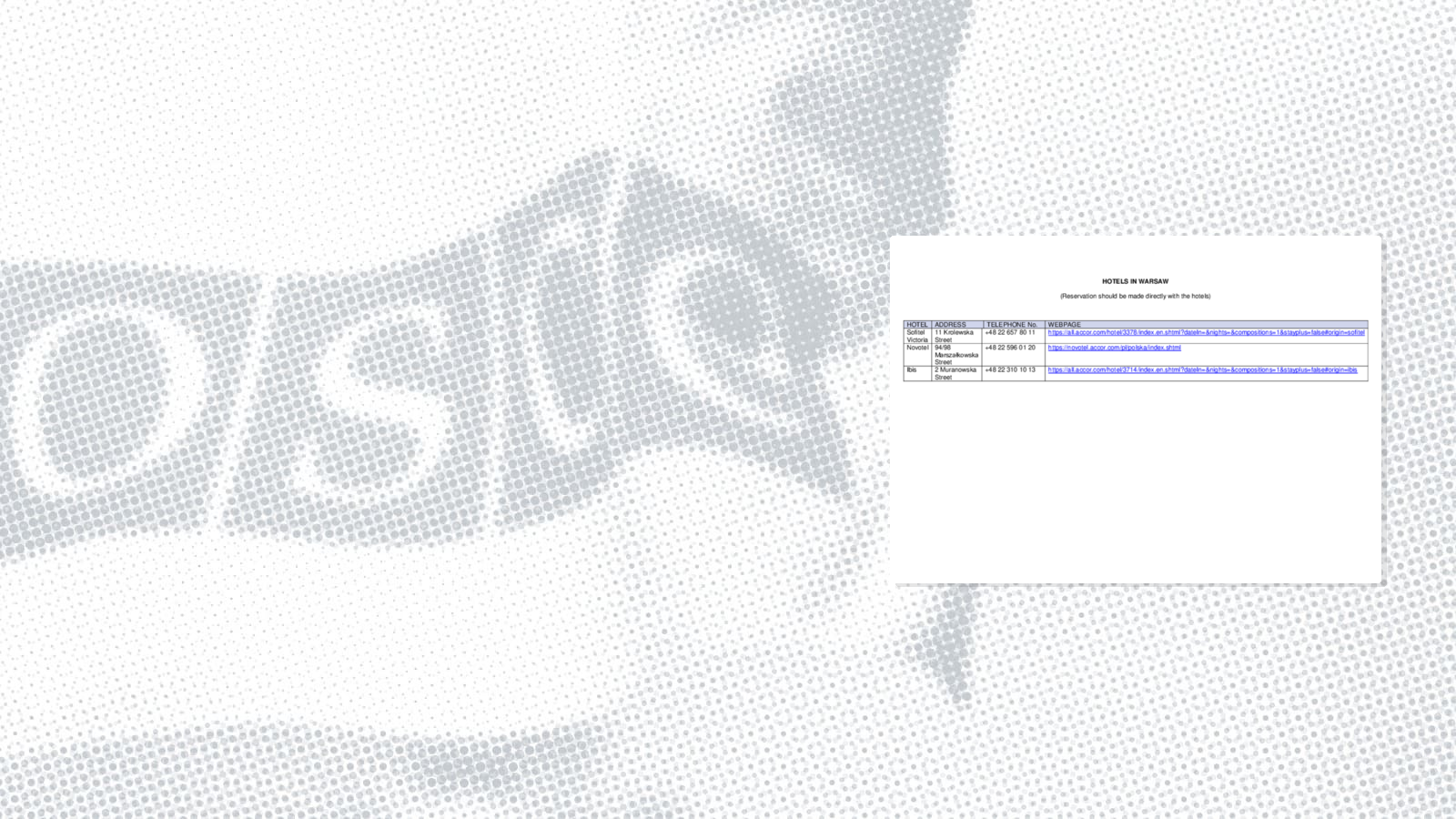 List of Hotels List of Hotels