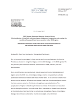 Session 4, Statement by Francesco Di Lillo, Head of the European Union Office 