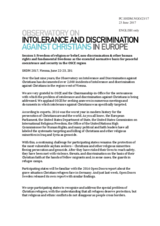 Session 1, Contribution