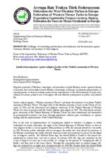 Session 3, Statement on Juridical investigations against religious leaders of the Turkish community in Western Thrace