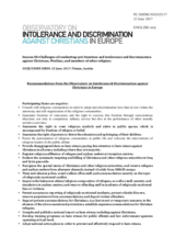 Session 3, Recomendations 