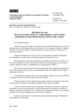 Plan d’action visant a ameliorer la situation des roms et des sintis dans l’espace de l’OSCE