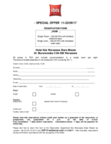 2017 Human Dimension Implementation Meeting: Hotel Special Rates - Hotel Ibis