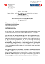 Statement by Deputy Minister for Europe, Integration and Foreign Affairs of Austria