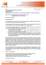 Intervention by the Western Thrace Minority University Graduates Association