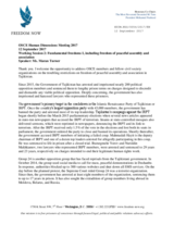 Freedom Now statement