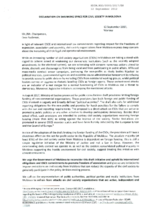 Declaration on shrinking space for Civil Society in Moldova