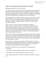 Antifa: a clear and present danger to freedom of peaceful assembly