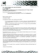 Intervention by Western Thrace Minority University Graduates Association