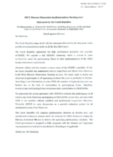 Statement by the Czech Republic