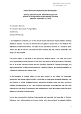 Statement by the Minister of Foreign Affairs of the Republic of Poland