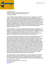 Democratic institutions in Tajikistan