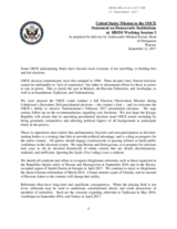 Statement by the Permanent Representative of the United States of America