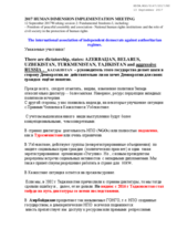 Freedom for the Civil Society