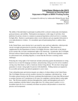 Statement by the United States of America