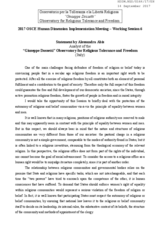 Written Statement of the Giuseppe Dossetti Observatory referring to Session 6