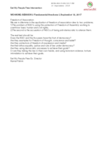 Intervention by Set My People Free