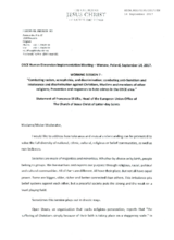 Combating anti-Semitism and intolerance and discrimination against Christians, Muslims and members of other religions