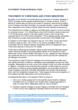 Christian Refugees into Europe