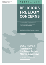 Statement by the European Association of Jehovah's Christian Witnesses - Azerbaijan