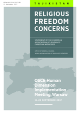 Statement by the European Association of Jehovah's Christian Witnesses - Tajikistan