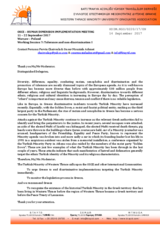 Intervention by Western Thrace Minority University Graduates Association