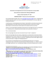 Intervention paper by the Center for Security Policy