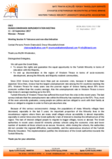 Statement by the Western Thrace Minority University Graduates Association