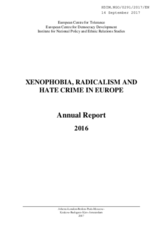Presentation of the Annual Report 'Xenophobia, Radicalism and Hate Crime in Europe, 2016'
