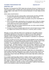 Apostasy law and violence against converts