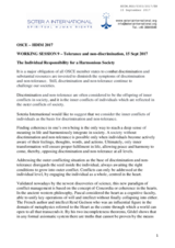 The Individual Responsibility for a Harmonious Society