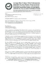 Statement on hate speech and hate-motivated attacks against the Turkish community in Western Thrace