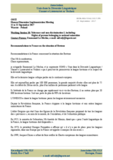 Recommendations to France on the situation of Bretons