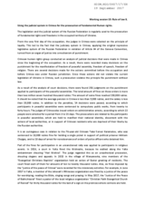 Using of judicial system in Crimea for the persecution of Human Rights