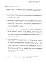 Introduction by Mr. Nils Engstad, President of the Consultative Council of European Judges