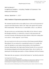 Intervention by Burgerbewegung Pax Europa