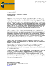 Implementation of right to fair trials in Tajikistan