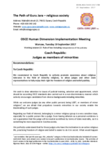 Judges as members of minorities