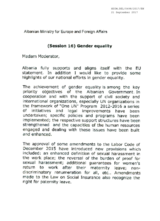 Statement by Albania