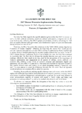 Statement by the Holy See