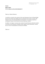 Right of reply by Estonia