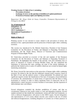 Rapporteur's Report for Working Session 12