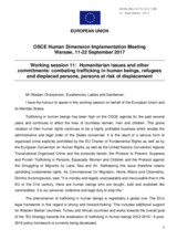 Statement by the European Union