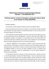 Statement by the European Union