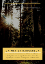 Report "Dangerous Work" on environmental activities in the post-soviet space for distribution